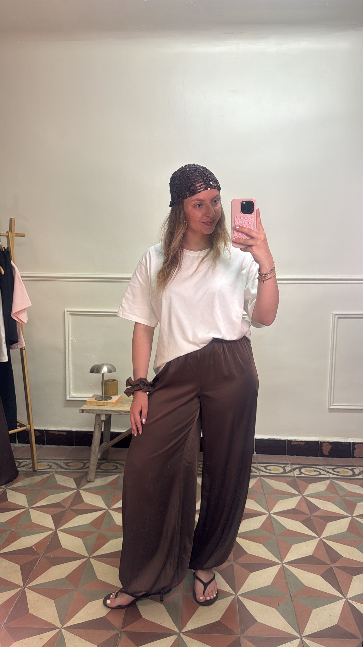 Pantalon satiné - Noémie
