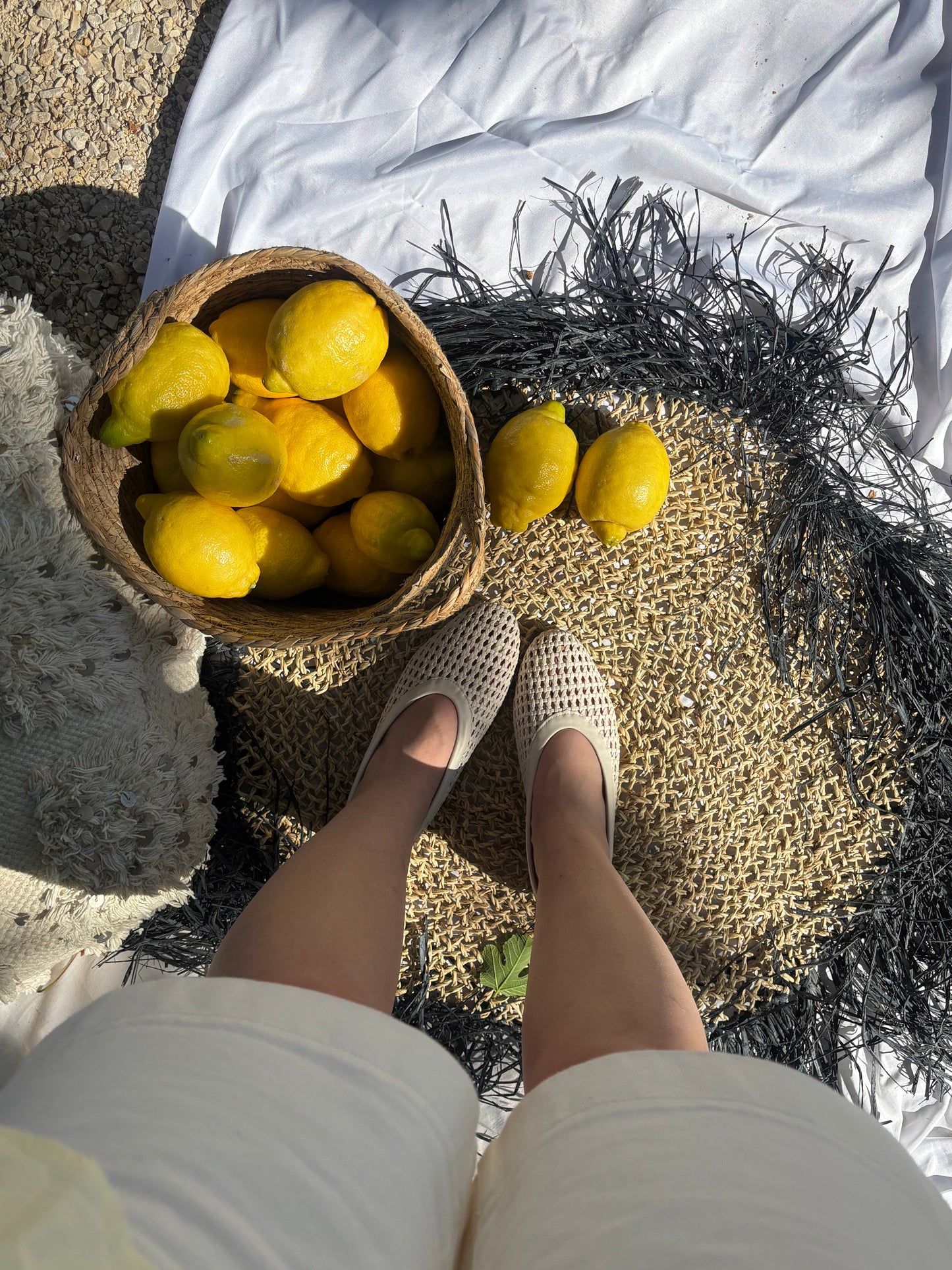 Ballerines écru
