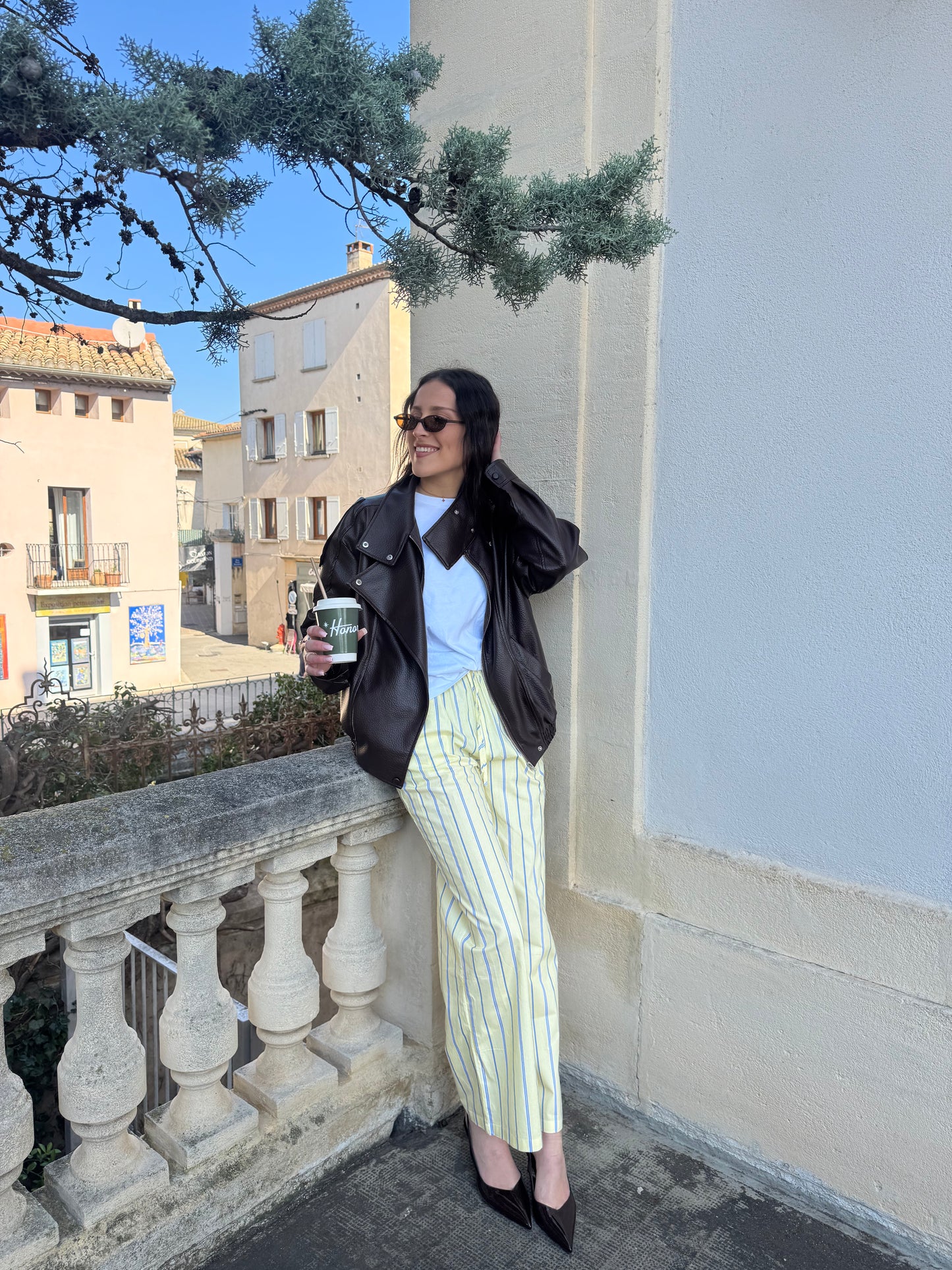 Pantalon rayé - Elio