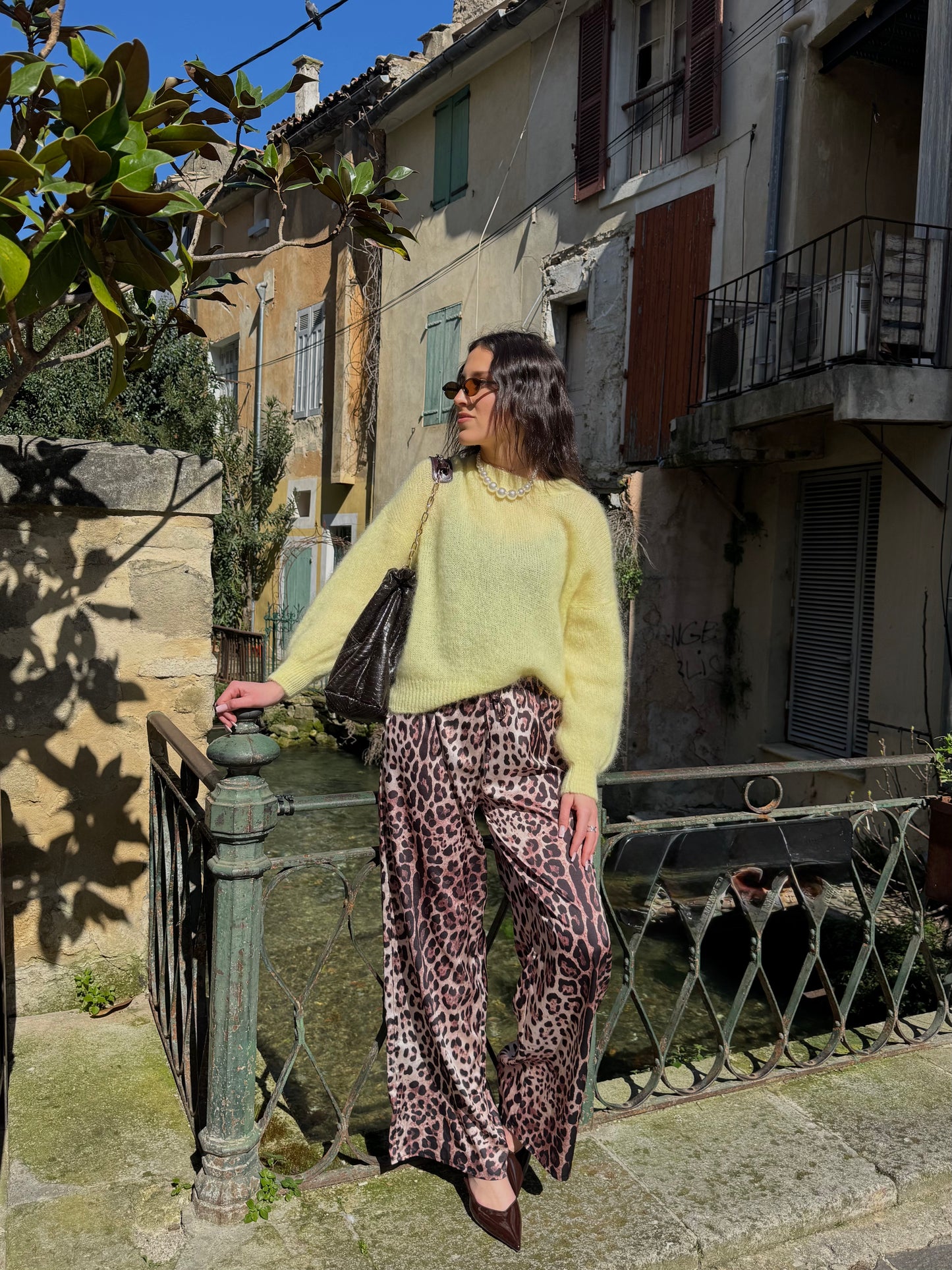Pull jaune - Aura