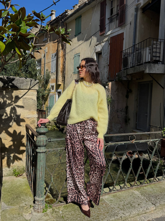 Pull jaune - Aura