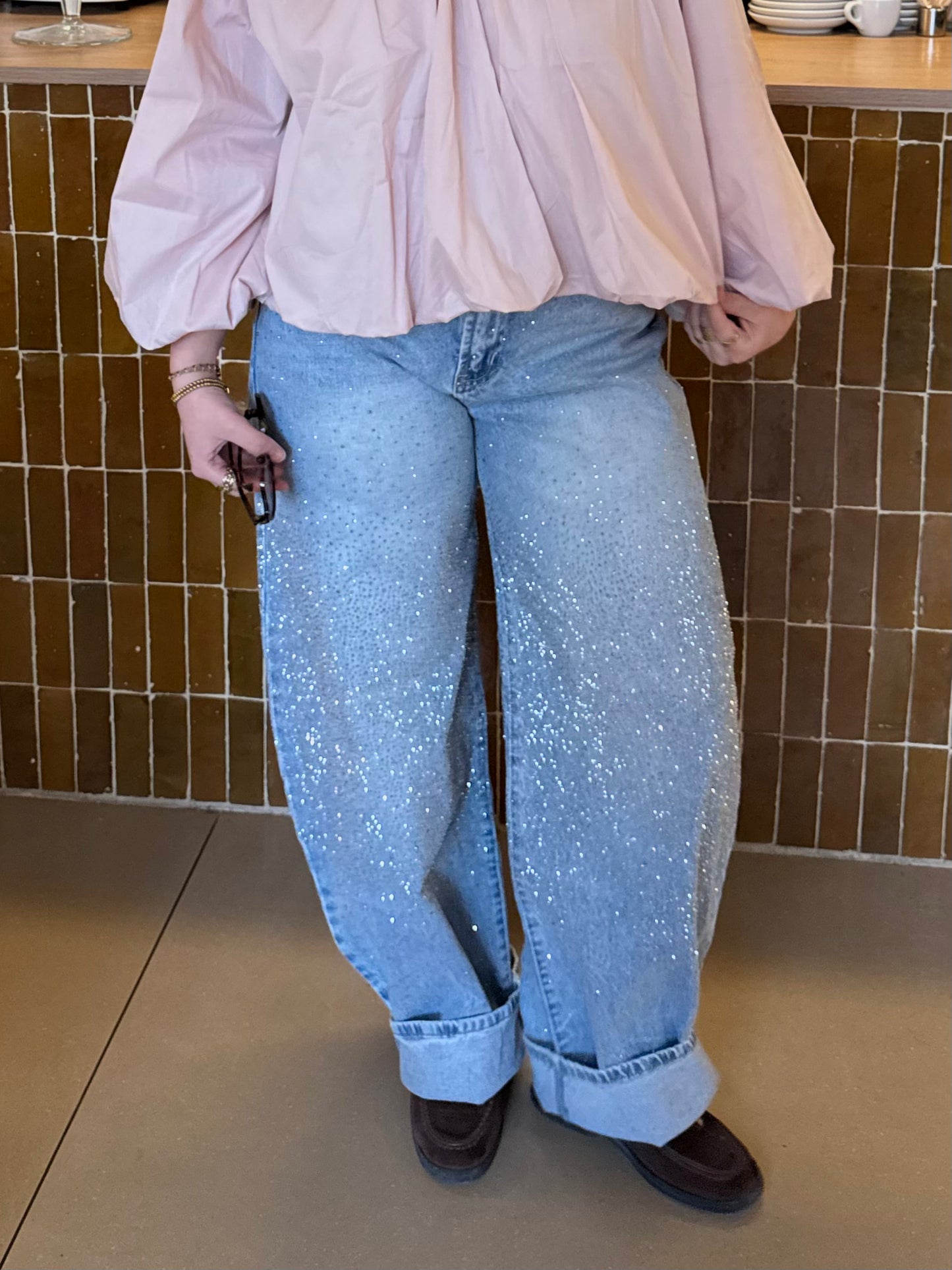 Jean à strass - Alya