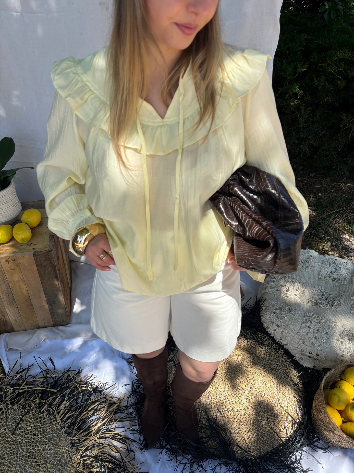 Blouse jaune - Ninon