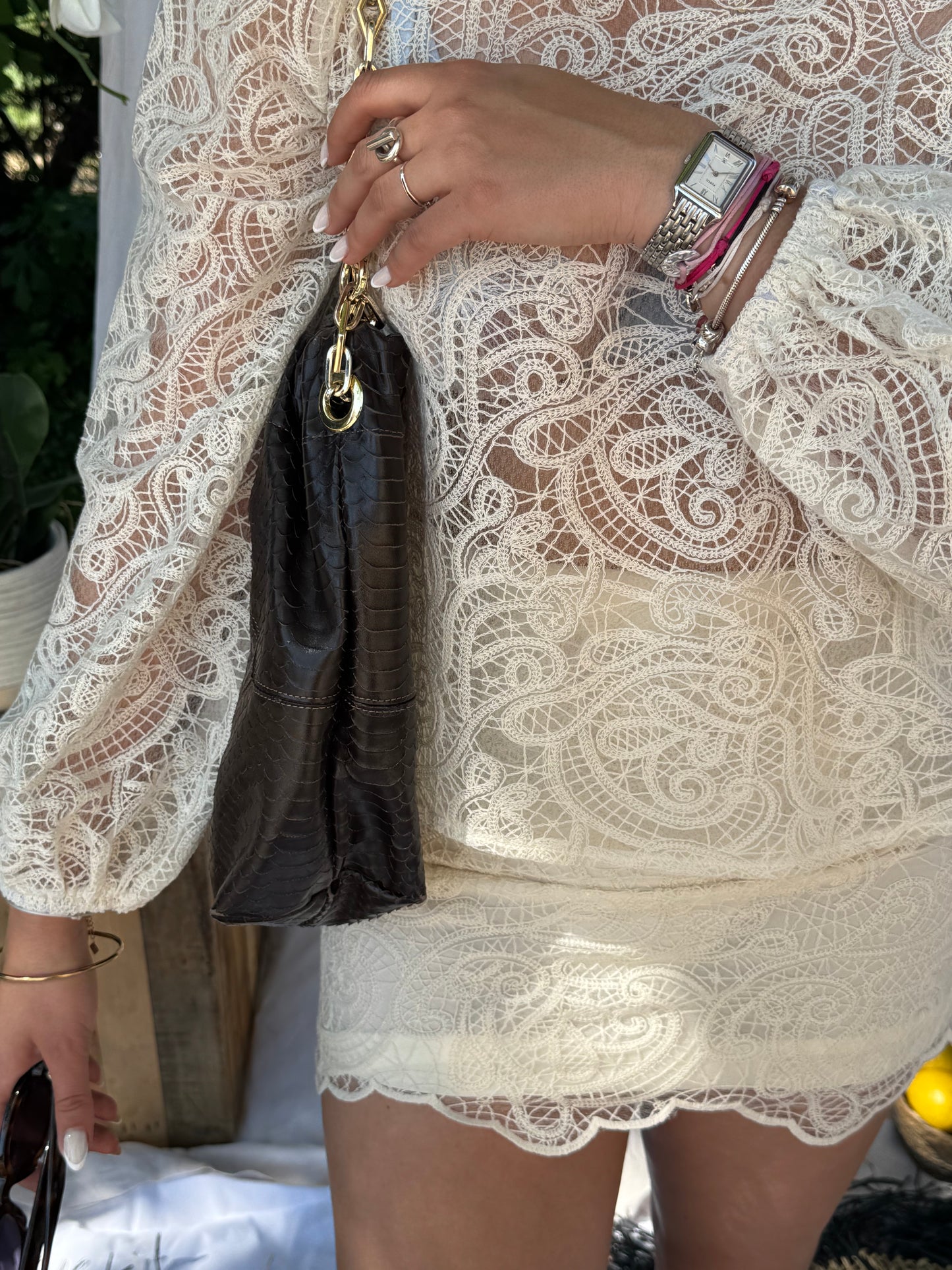 Blouse broderie ensemble - Soléal